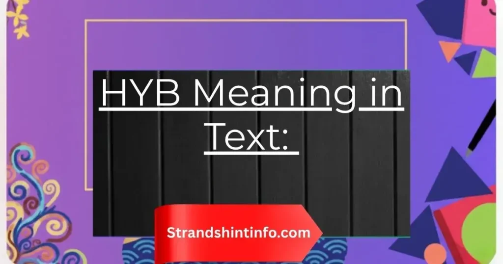 HYB Meaning in Text: The Complete Guide for 2026