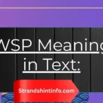 WSP Meaning in Text: Full Definition, Examples, and How to Reply