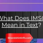 What Does IMSG Mean in Text