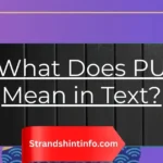 What Does PU Mean in Text?