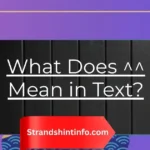 What Does ^^ Mean in Text?
